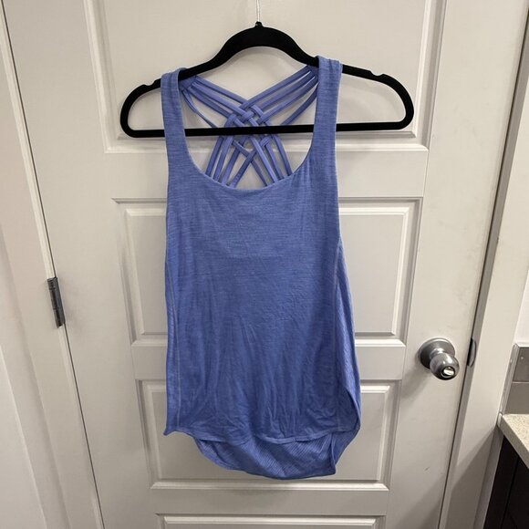 Lululemon wild tank size 6 Purple animal print with built in bra - Picture 1 of 2